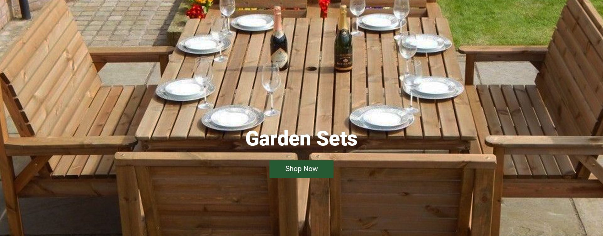 Garden Sets With Button